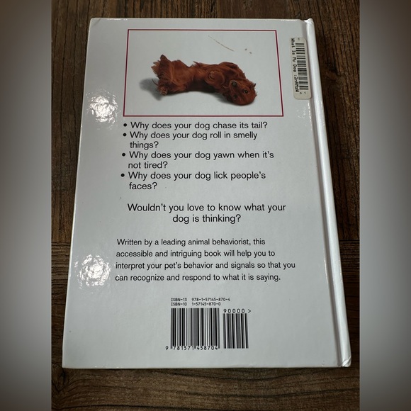 's 'What is My Dog Thinking?' Book - White Cover - Picture 2 of 2